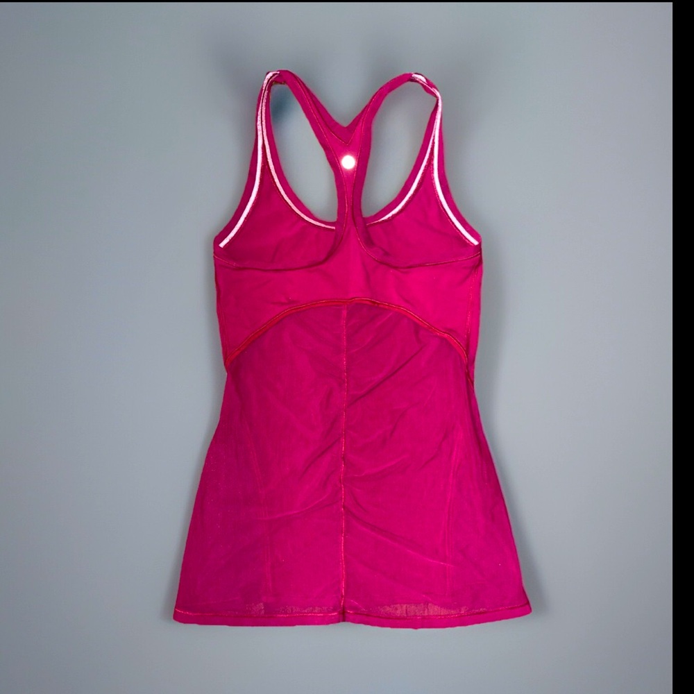 Lululemon Mesh Cool Racerback Shine On Berry Rumble EUC HTF - Picture 5 of 9